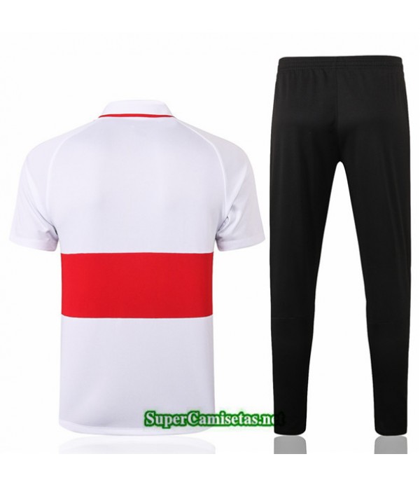 Tailandia Camiseta Kit De Entrenamiento Liverpool Polo Blanco 2020/21
