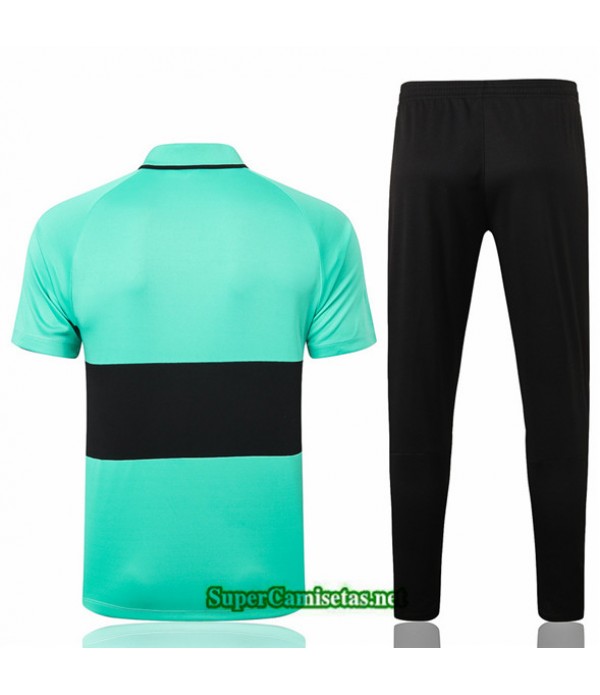 Tailandia Camiseta Kit De Entrenamiento Liverpool Polo Verde/negro 2020/21