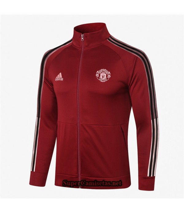 Tailandia Camiseta Manchester United Chaqueta Carmesí 2020/21