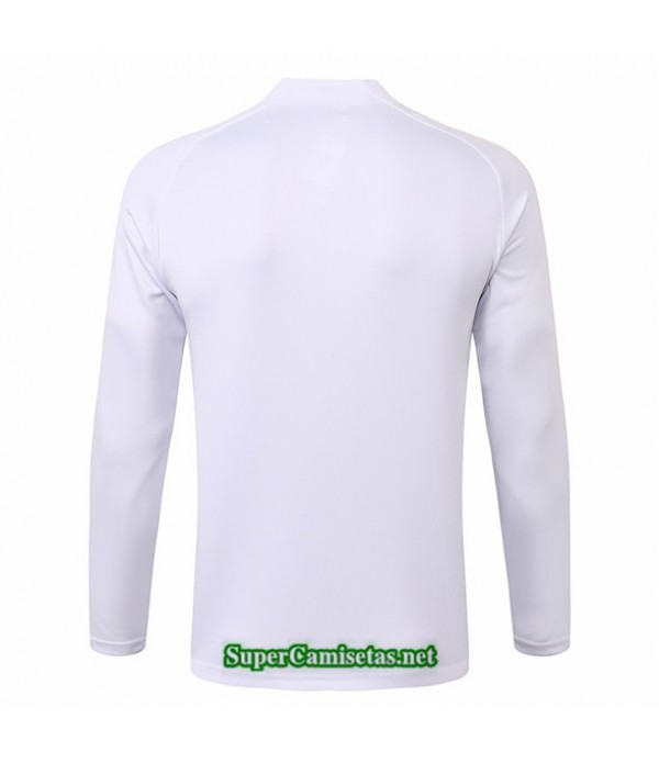 Tailandia Camiseta Real Madrid Chaqueta Blanco Cuello Alto 2020/21