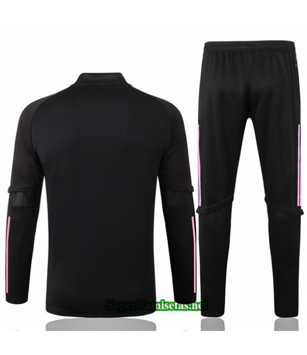 Tailandia Chaqueta Chandal Real Madrid Negro/rojo 2020/21