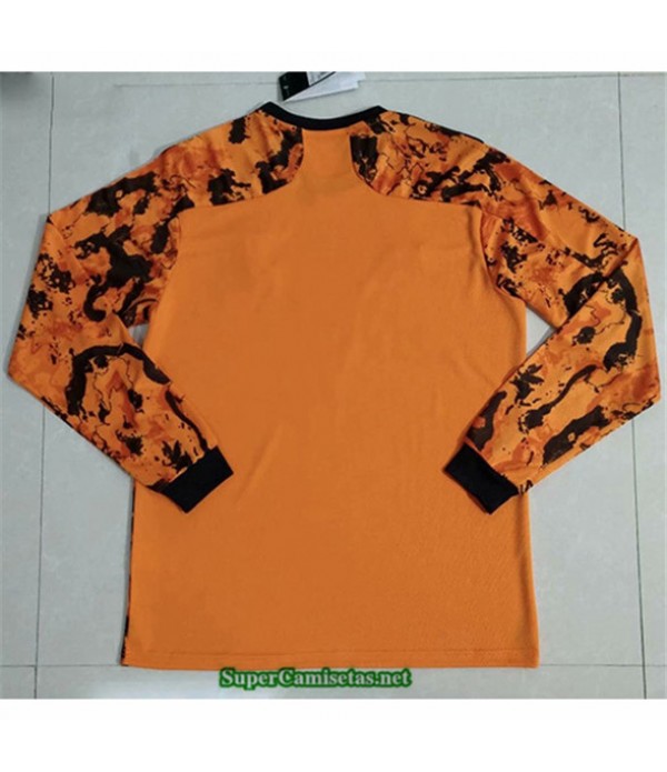 Tailandia Equipacion Camiseta Juventus Amarillo Manga Larga 2020/21