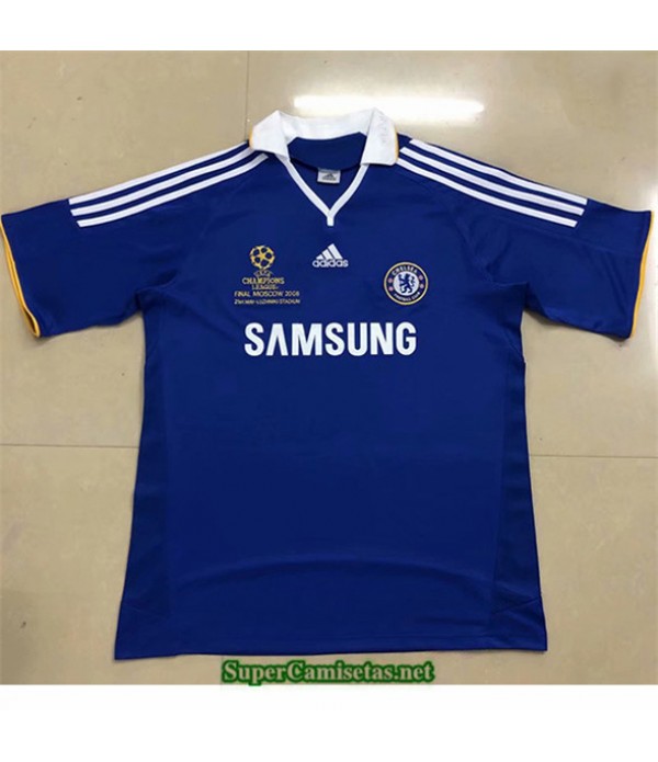 Tailandia Primera Equipacion Camiseta Clasicas Chelsea Hombre Champions League 2007 08