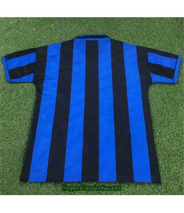 Tailandia Primera Equipacion Camiseta Clasicas Inter Milan Hombre 1995 96
