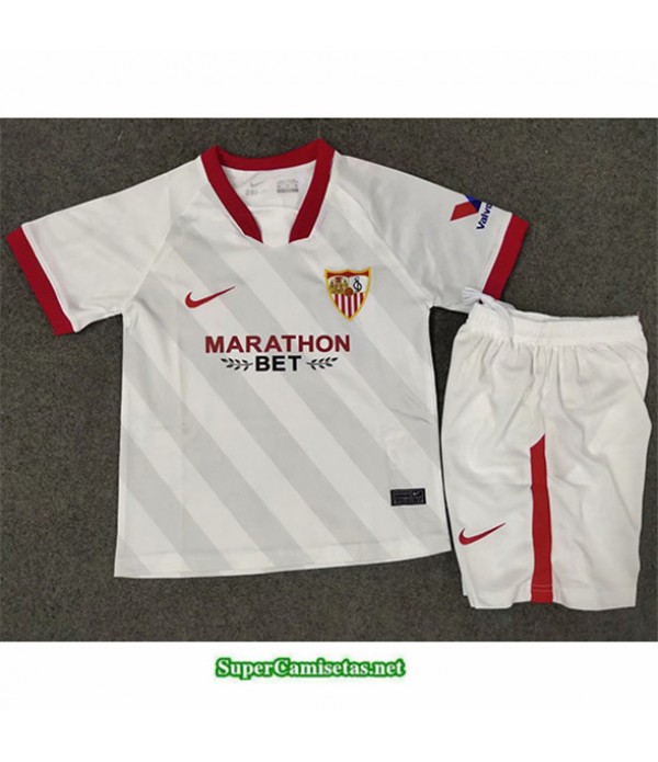 Tailandia Primera Equipacion Camiseta Sevilla Fc Niños 2020/21
