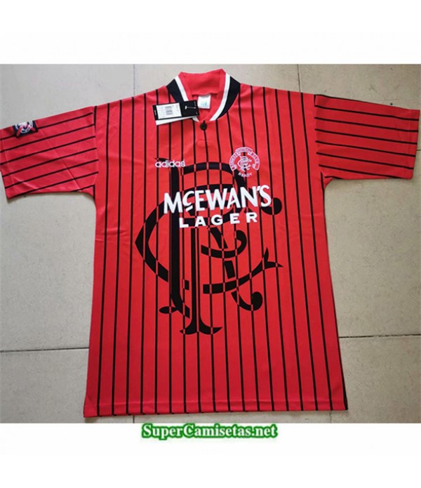 Tailandia Segunda Equipacion Camiseta Clasicas Rangers Hombre 1995 96