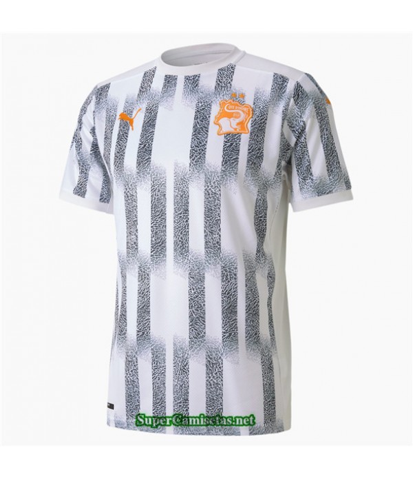 Tailandia Segunda Equipacion Camiseta Costa De Marfil Blanco 2020/21