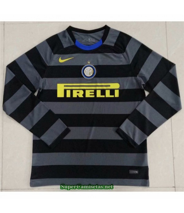 Tailandia Tercera Equipacion Camiseta Inter Manga Larga 2020/21