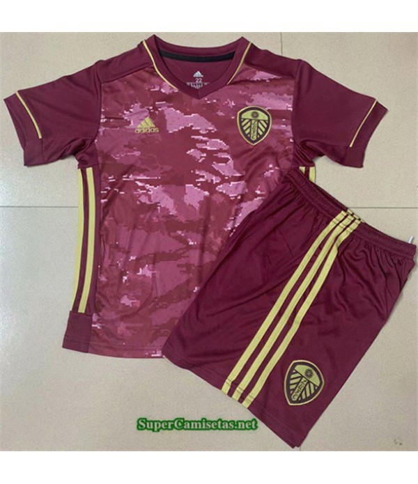 Tailandia Tercera Equipacion Camiseta Leeds United Niños 2020/21