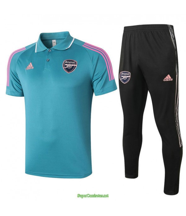 Tailandia Camiseta Kit De Entrenamiento Arsenal Polo Verde 2021