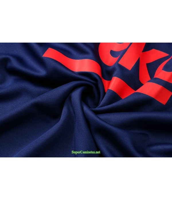 Tailandia Camiseta Kit De Entrenamiento Barcelona Azul/verde 2021