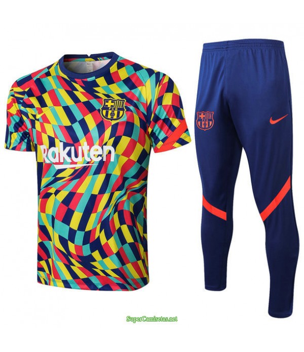 Tailandia Camiseta Kit De Entrenamiento Barcelona Couleur 2021