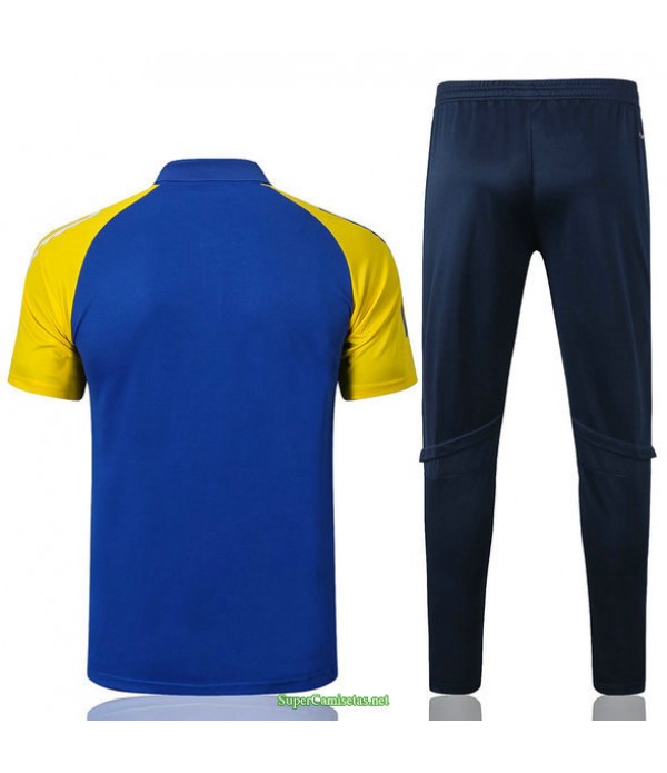 Tailandia Camiseta Kit De Entrenamiento Boca Juniors Polo Azul 2021