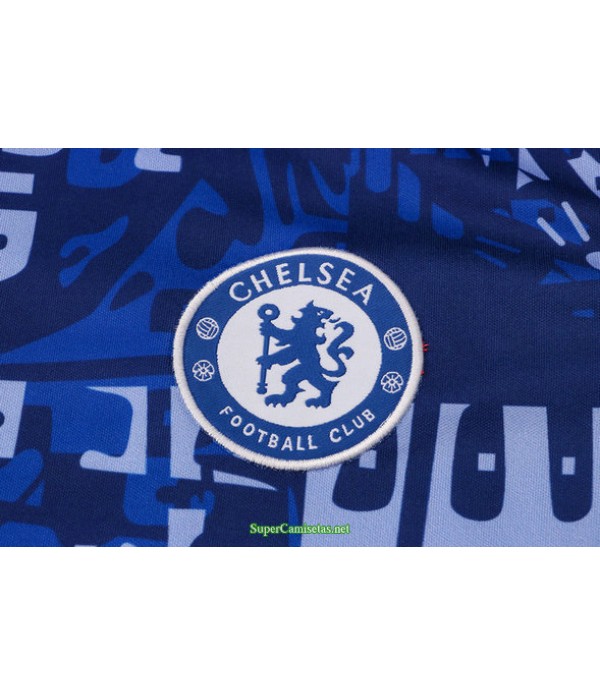 Tailandia Camiseta Kit De Entrenamiento Chelsea Azul 2021