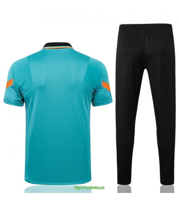 Tailandia Camiseta Kit De Entrenamiento Chelsea Polo Pasto Verde 2021