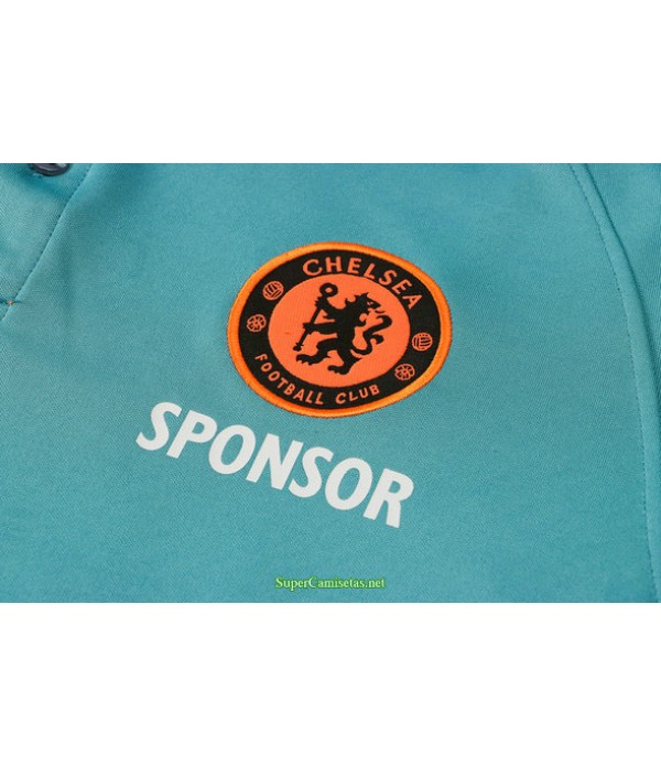 Tailandia Camiseta Kit De Entrenamiento Chelsea Polo Pasto Verde 2021