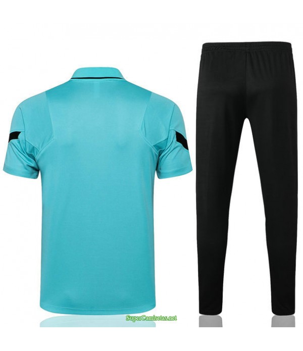 Tailandia Camiseta Kit De Entrenamiento Inter Milan Polo Azul Claro 2021