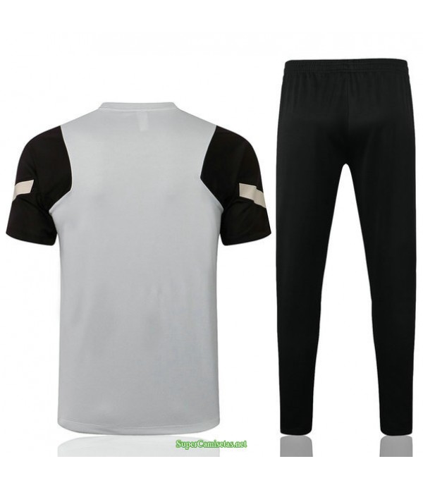 Tailandia Camiseta Kit De Entrenamiento Liverpool Gris Claro/negro 2021