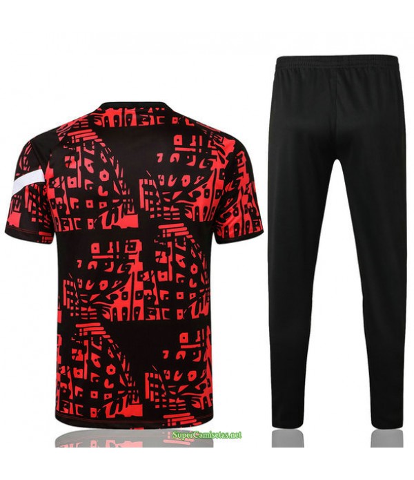 Tailandia Camiseta Kit De Entrenamiento Liverpool Negro/rojo 2021