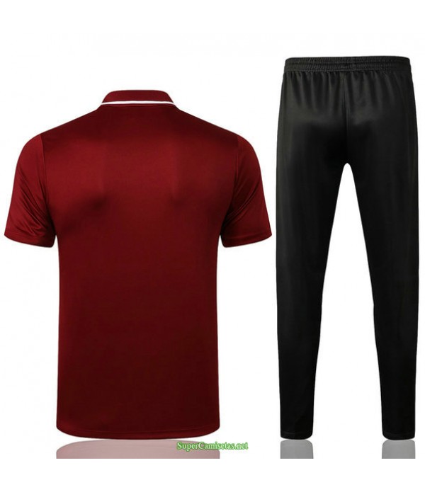 Tailandia Camiseta Kit De Entrenamiento Liverpool Polo Bordeaux 2021