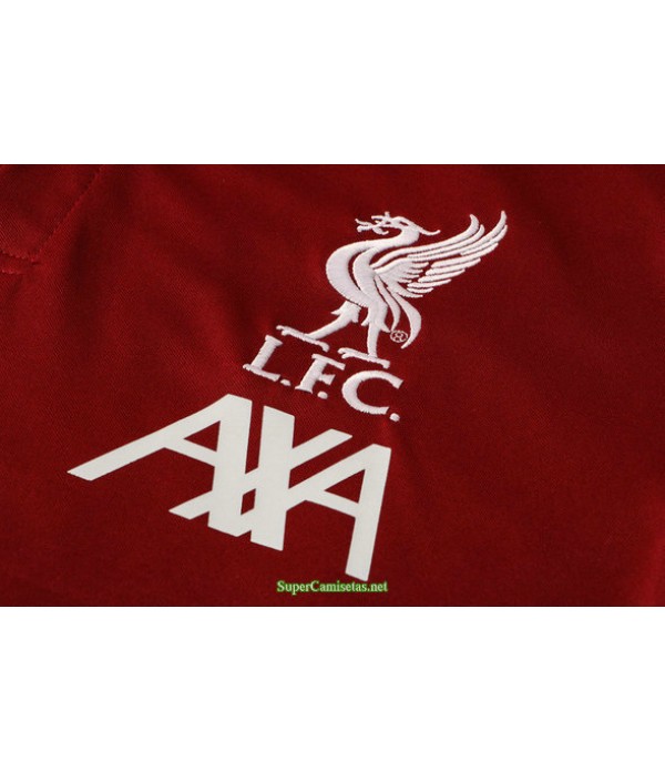 Tailandia Camiseta Kit De Entrenamiento Liverpool Polo Bordeaux 2021