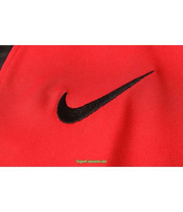Tailandia Camiseta Kit De Entrenamiento Liverpool Polo Rojo/negro 2021