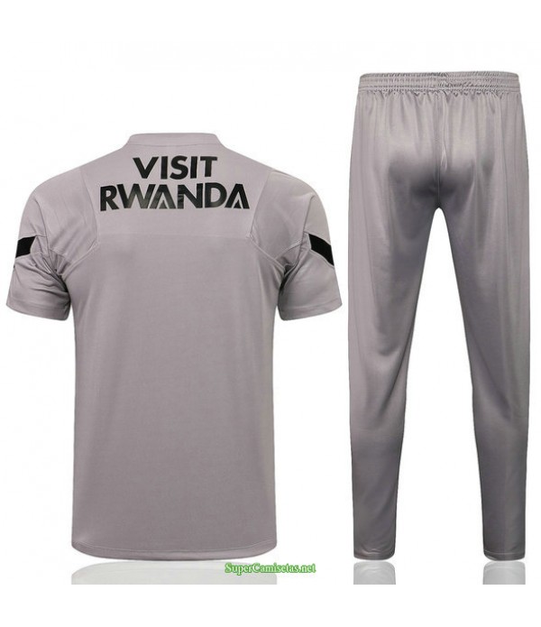 Tailandia Camiseta Kit De Entrenamiento Psg Gris Claro 2021