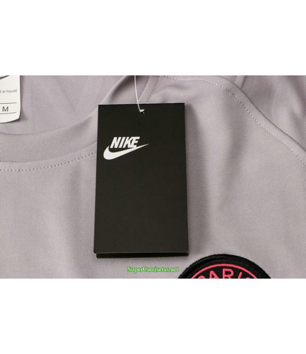 Tailandia Camiseta Kit De Entrenamiento Psg Gris Claro 2021