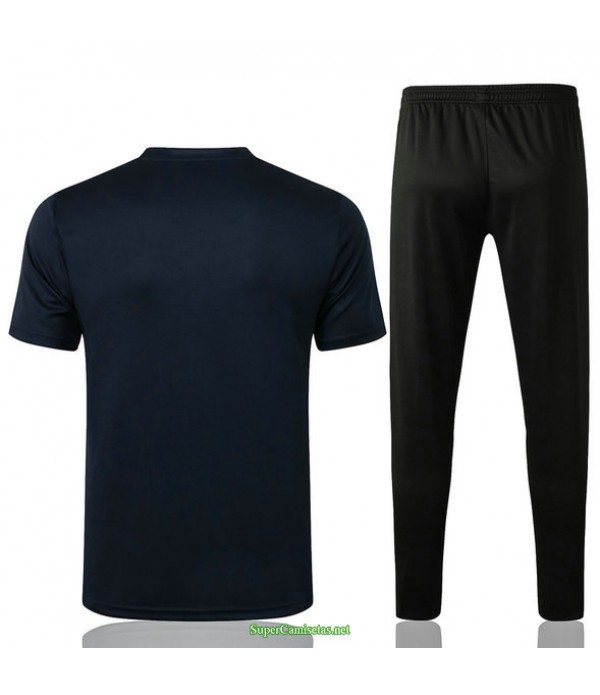 Tailandia Camiseta Kit De Entrenamiento Psg Jordan Azul Marino 2021