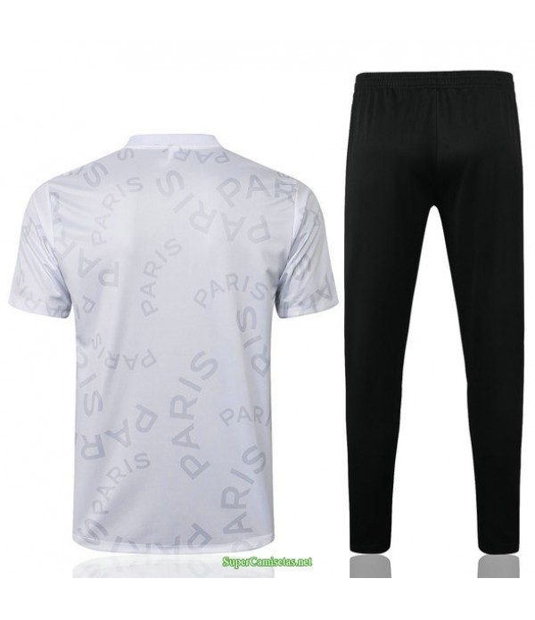 Tailandia Camiseta Kit De Entrenamiento Psg Jordan Blanco All 2021