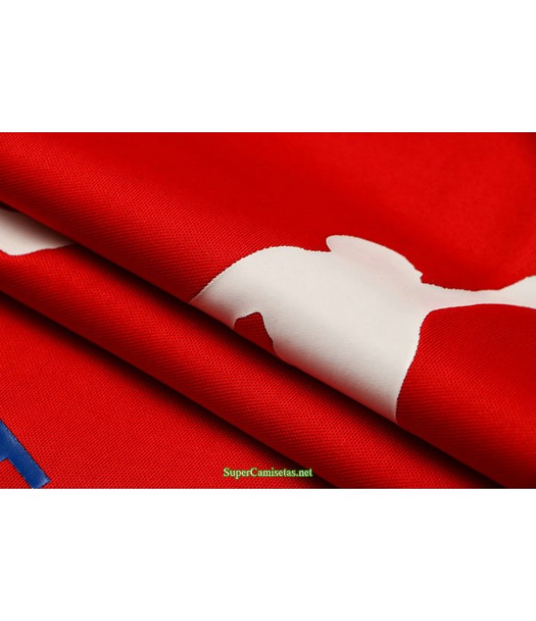 Tailandia Camiseta Kit De Entrenamiento Psg Jordan Rojo 2021