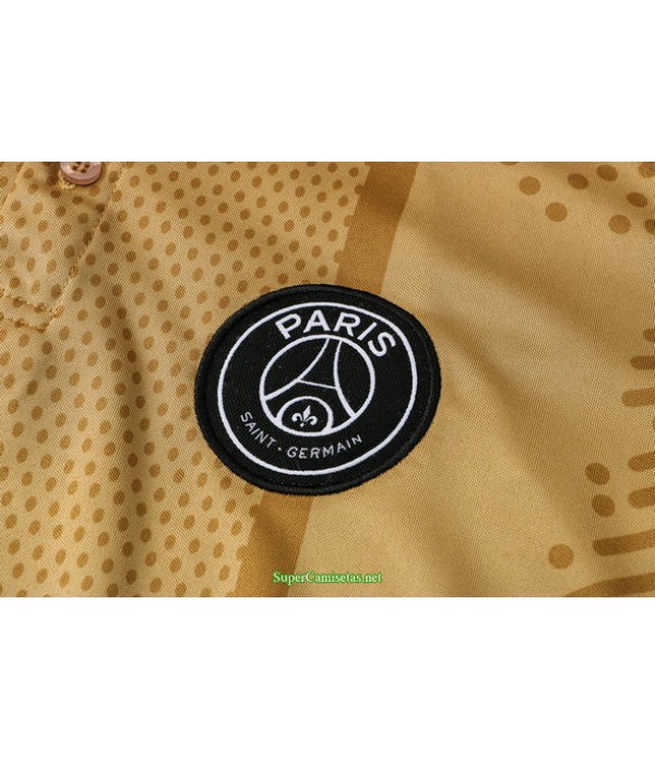 Tailandia Camiseta Kit De Entrenamiento Psg Polo Doré 2021