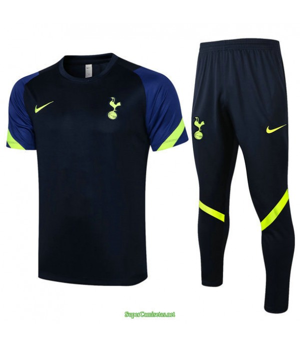 Tailandia Camiseta Kit De Entrenamiento Tottenham Hotspur Azul Marino 2021