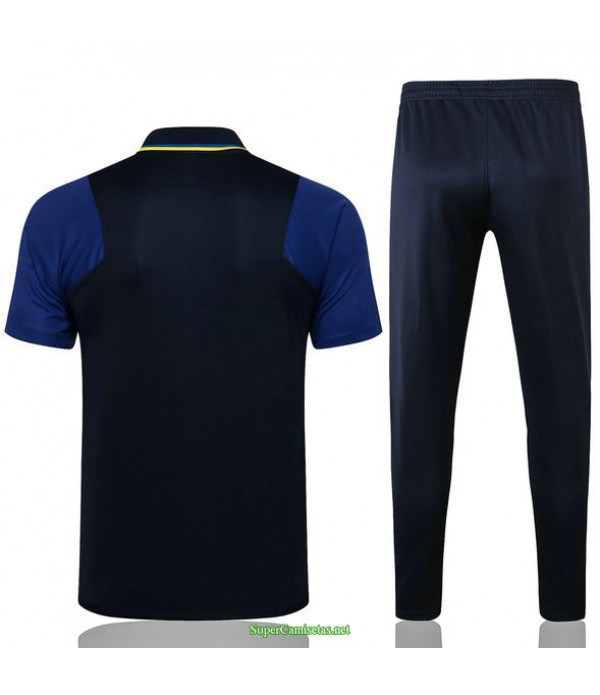 Tailandia Camiseta Kit De Entrenamiento Tottenham Hotspur Polo Azul Marino 2021