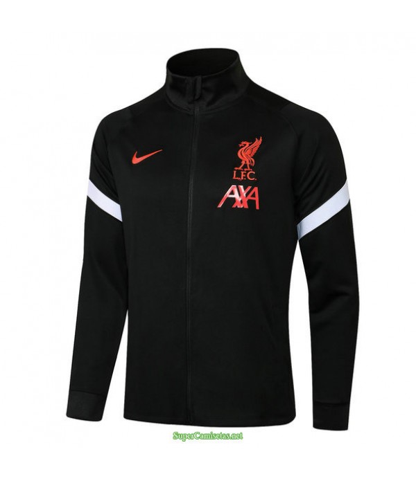 Tailandia Camiseta Liverpool Chaqueta Negro 2021