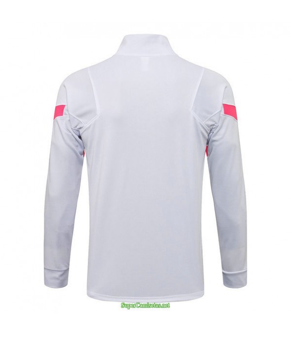Tailandia Camiseta Psg Jordan Chaqueta Blanco 2021