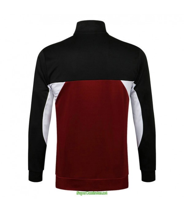 Tailandia Camiseta Psg Jordan Chaqueta Negro/granate 2021