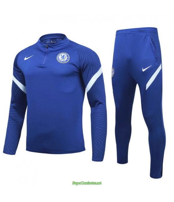 Tailandia Chandal Chelsea Niño Equipacion Azul Real 2021