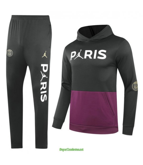 Tailandia Chandal Con Capucha Psg Bordeaux/negro 2021