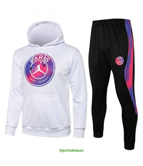 Tailandia Chandal Con Capucha Psg Jordan Blanco 2021