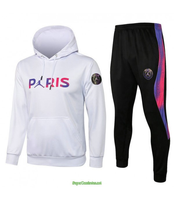 Tailandia Chandal Con Capucha Psg Jordan Blanco 2021