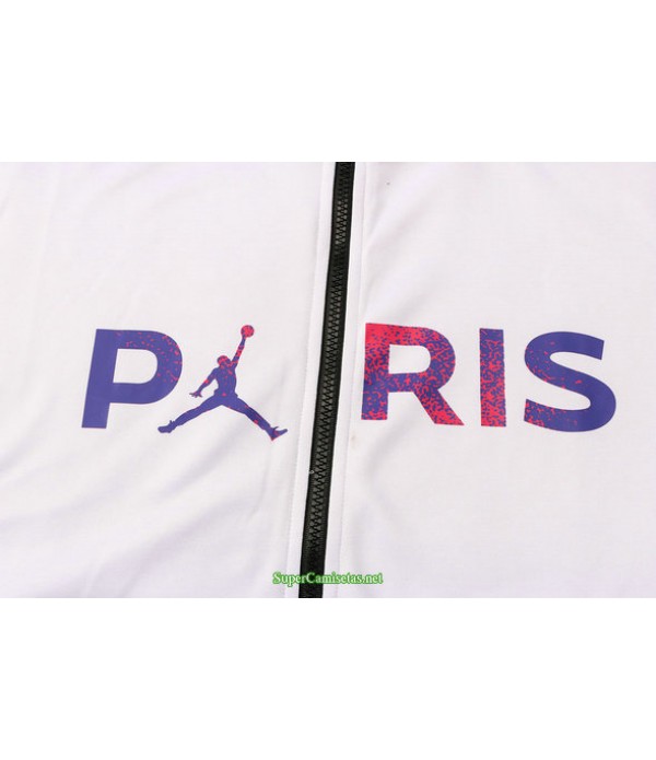 Tailandia Chandal Con Capucha Psg Jordan Blanco 2021