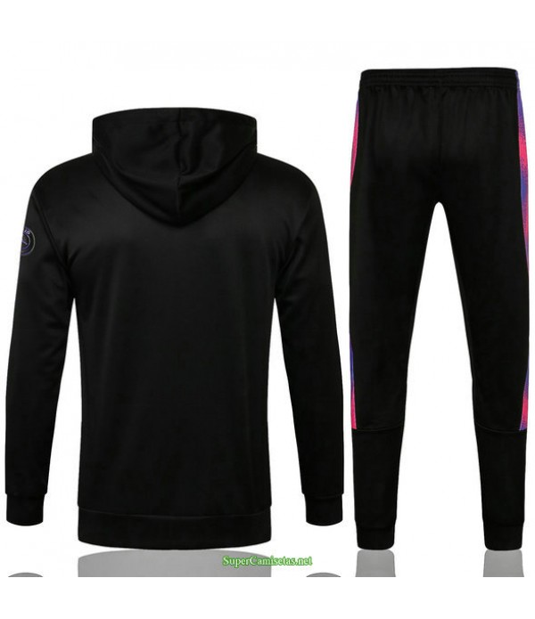 Tailandia Chandal Con Capucha Psg Jordan Negro 2021