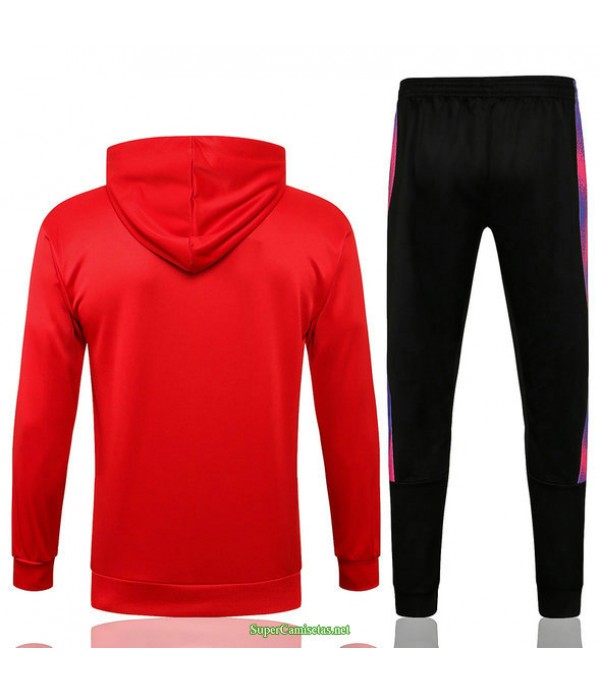Tailandia Chandal Con Capucha Psg Jordan Paris Rojo 2021
