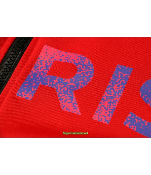 Tailandia Chandal Con Capucha Psg Jordan Rojo 2021