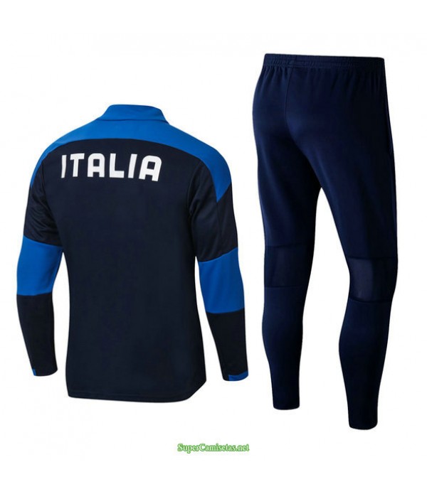 Tailandia Chandal De Foot Italia Azul Real 2021