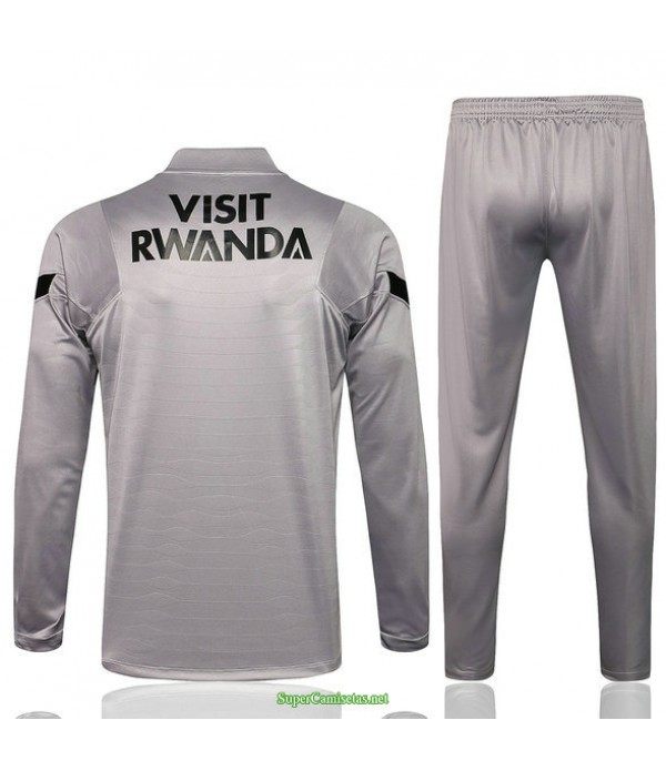 Tailandia Chandal De Foot Psg Gris Claro 2021