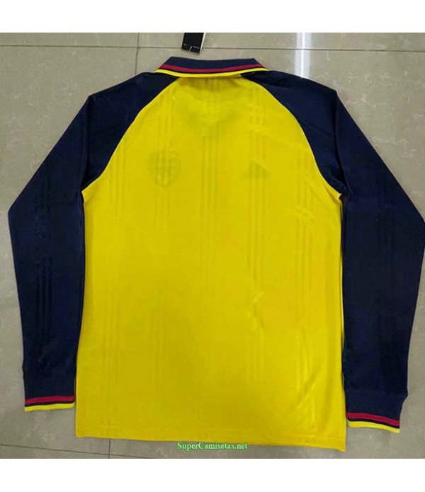 Tailandia Equipacion Camiseta Arsenal Amarillo Manga Larga 2021