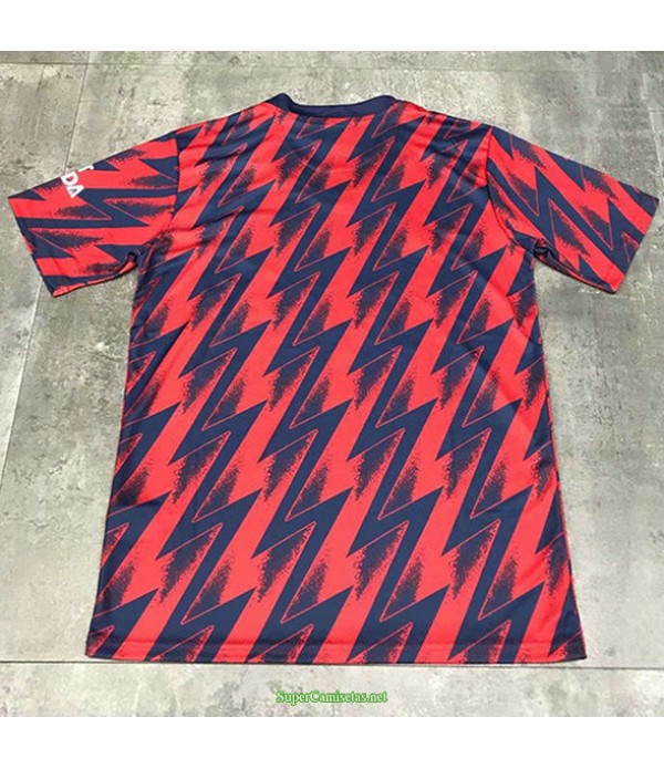 Tailandia Equipacion Camiseta Arsenal Pre Match Entrenamiento Rojo 2021