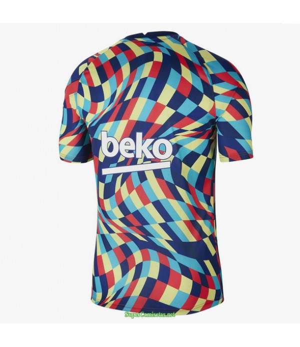 Tailandia Equipacion Camiseta Barcelona Pre Match Azul/rojo/amarillo 2021